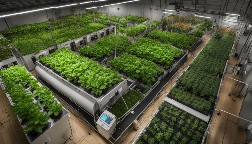 Climate control system for grow rooms