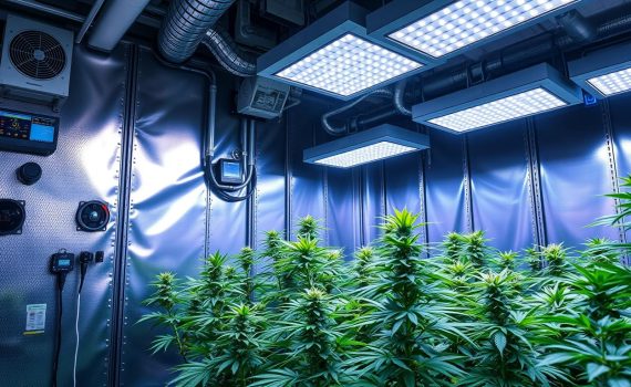 cannabis grow room climate control