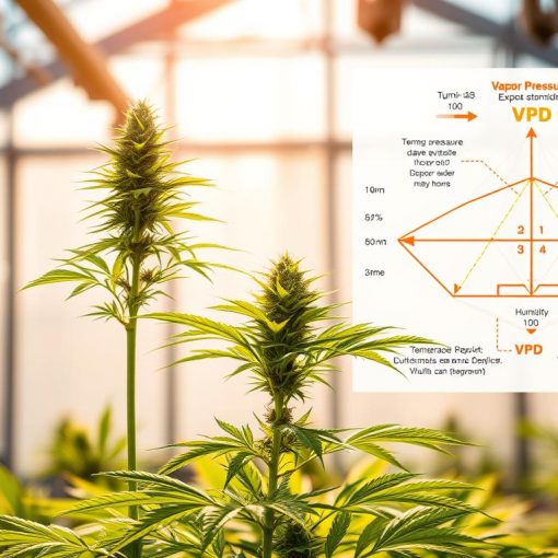 Controlling vpd in a cannabis space