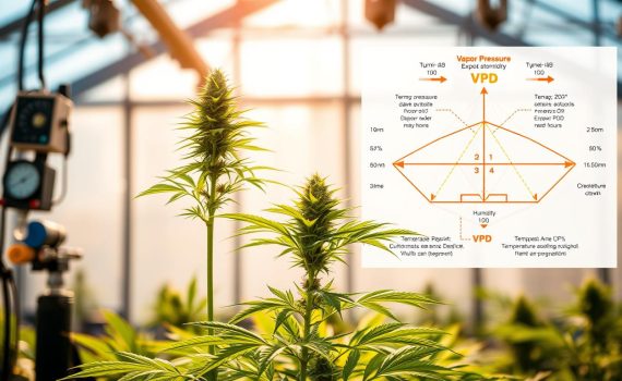 Controlling vpd in a cannabis space